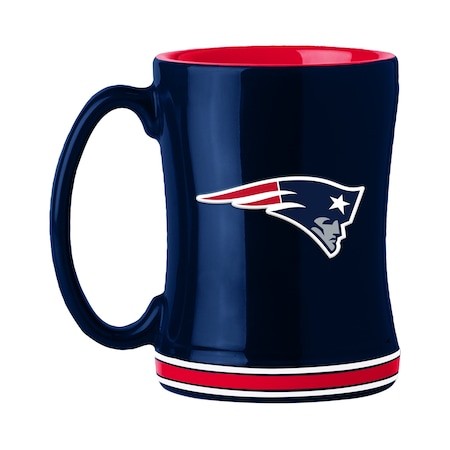 Logo Brands New England Patriots 14oz Relief Mug 619-C14RM